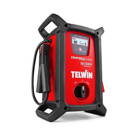 Telwin STARTZILLA 9024 XT - Avviatore, alimentatore e tester elettronico - 12/24V