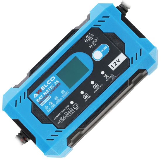 Awelco BAT MATIC 25 - Caricabatterie e mantenitore di carica - 12V