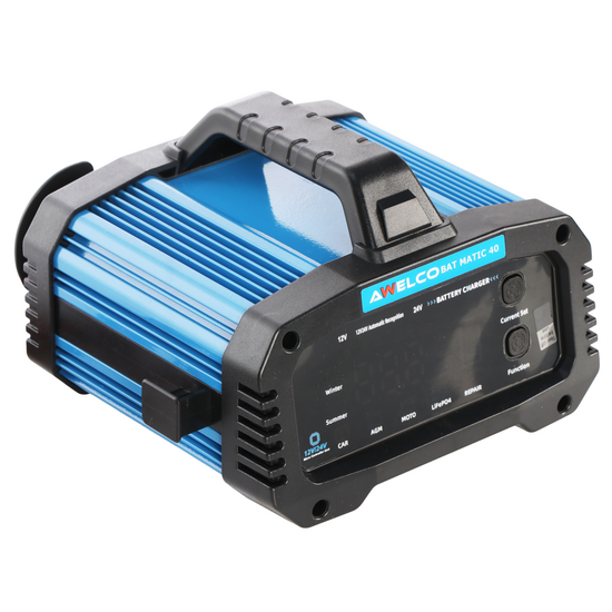 Awelco BAT MATIC 40 - Caricabatterie e mantenitore di carica - 12/24V