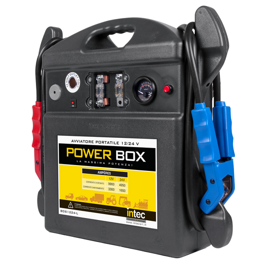 Intec BOS1224-LS - Avviatore professionale portatile a batteria - 12/24V - 9900CA