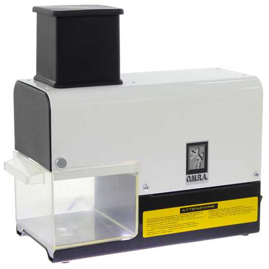 New O.M.R.A. OM-2925-BI - Grattugia elettrica da tavolo con rullo estraibile - 200W