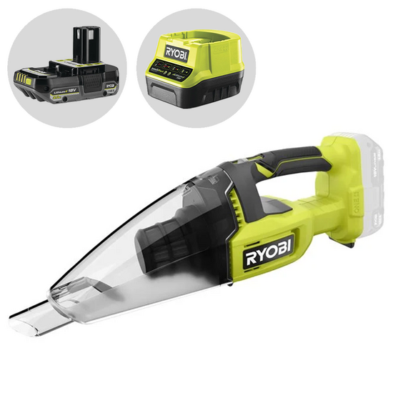Ryobi RHV18-0 - Aspiratore portatile a batteria - 18V - 2 Ah