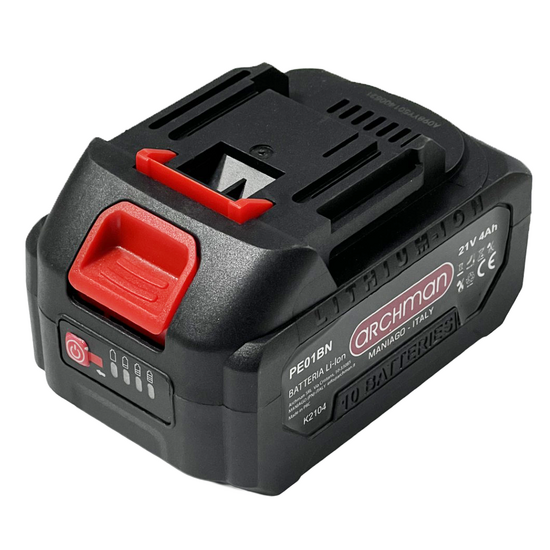 Batteria al litio 21V 4Ah - ARCHMAN