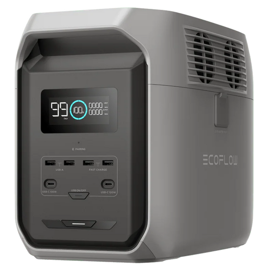 EcoFlow Delta 3 1500 - Batteria PowerStation Portatile - 1800W - 1536 Wh/51.2V