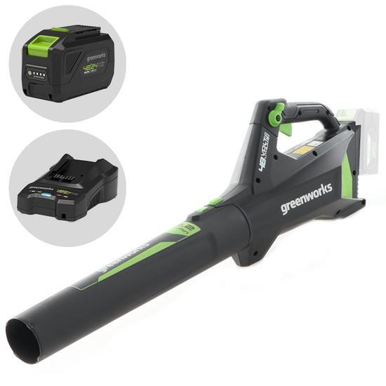 Greenworks G48AB - Soffiatore assiale a batteria 48V 4Ah