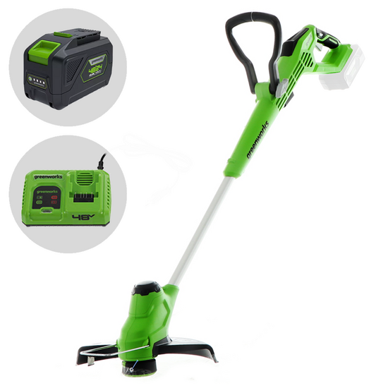 Greenworks G24LT28 - Tagliabordi a batteria - 24V 10Ah