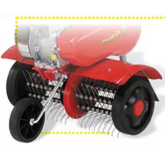 OUTLET - DIFETTI ESTETICI - Arieggiatore prato a molle con protezione per motozappa Eurosystems Euro 5 EVO