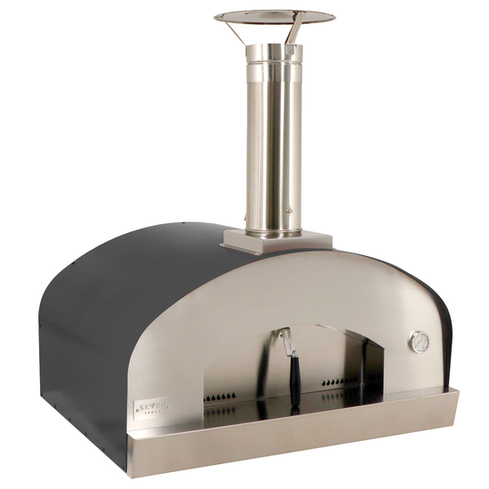 OUTLET - PICCOLI DIFETTI ESTETICI - Seven Italy Eros Antracite - Forno a legna