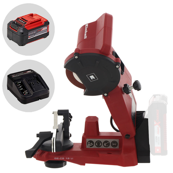 Einhell GE-CS 18 Li - Affilatore a batteria per catene motoseghe - 5.2Ah 18V