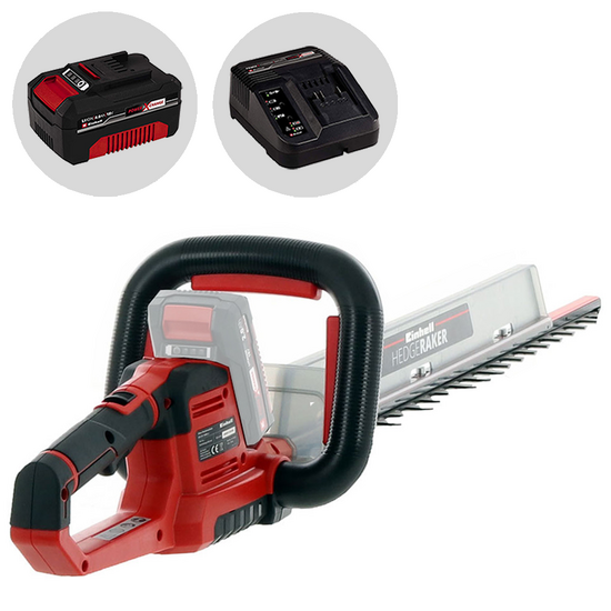 Einhell GE-CH 18/60 Li - Tagliasiepi a batteria 18V/4Ah - Lama da 67 cm