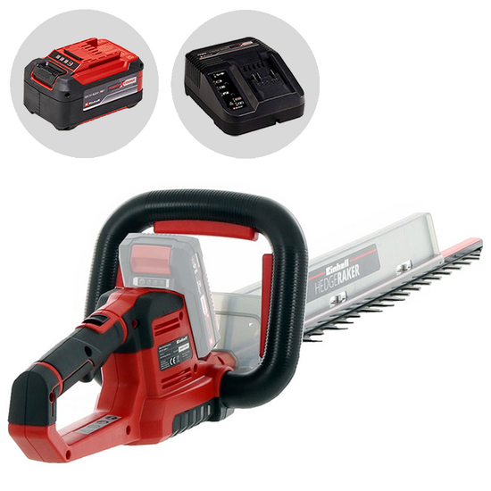 Einhell GE-CH 18/60 Li - Tagliasiepi a batteria 18V/5.2Ah - Lama da 67 cm