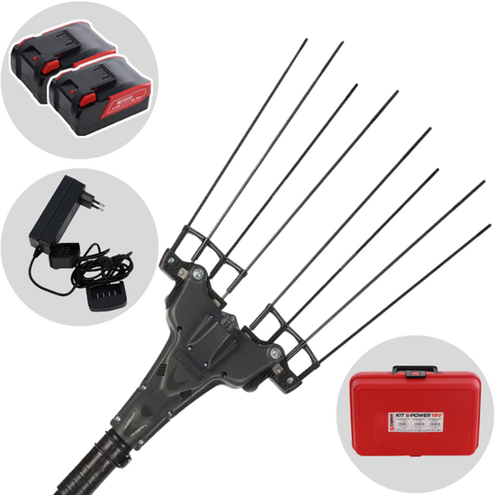 Zanon Murcielago X Lazer AL-200 - Abbacchiatore a batteria - Asta telescopica 180 - 260 cm - 18V 10Ah