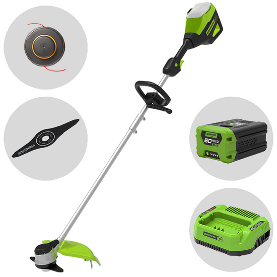 Greenworks GD60BC - Decespugliatore a batteria - 60V - 2Ah