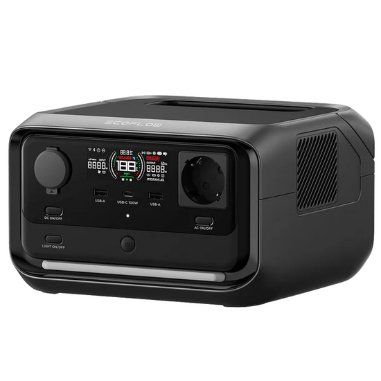 EcoFlow River 3 Plus - Power Station Batteria Portatile - 600W - 286 Wh/22.4V