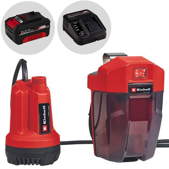 Einhell GE-SP 18 Li - Pompa sommersa a batteria 18V 4Ah