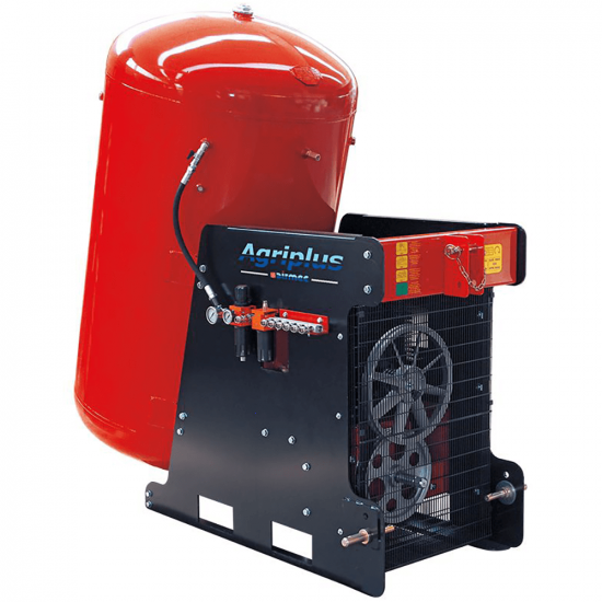 Airmec Agriplus 1500/1000 - Compressore a trattore - testata 1500 - serbatoio 1000 L