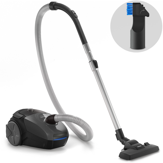 Philips PowerGO grigio FC8244/09 - Aspirapolvere a traino - Con sacco da 3L - 900W