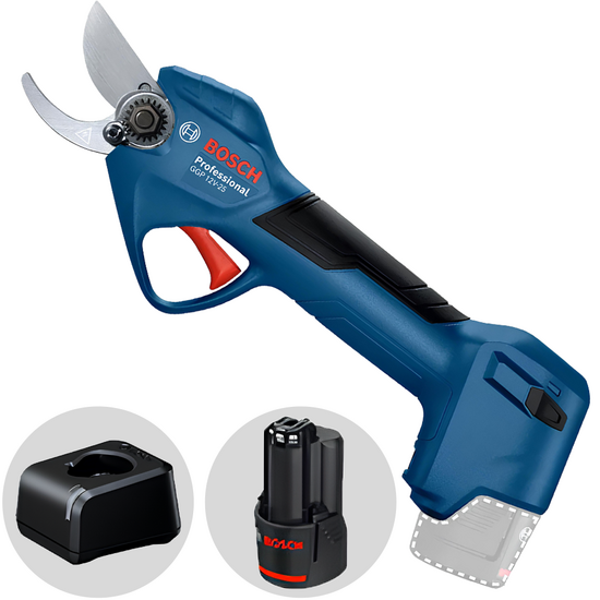 Bosch Professional GGP 12V‑25 - Forbice elettrica da potatura - 12V 3Ah
