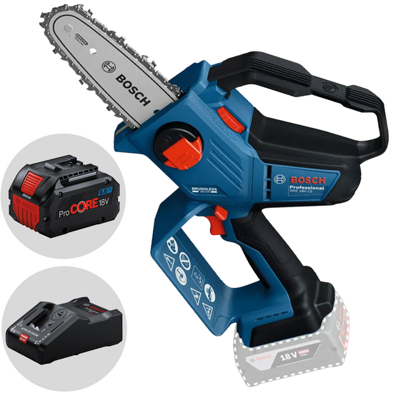 Bosch Professional GKE 18V‑15 - Potatore manuale a batteria - 18V 8Ah