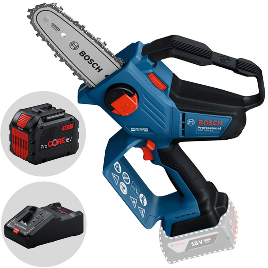 Bosch Professional  GKE 18V‑15 - Potatore manuale a batteria - 18V 12Ah