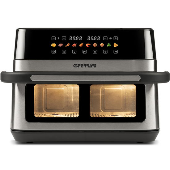 G3 Ferrari Friggisano 6+6 - Friggitrice ad aria 12L con doppio cestello