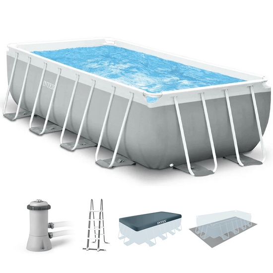 OUTLET - SENZA IMBALLO ORIGINALE - Intex Prisma Frame 26792NP - Piscina fuori terra