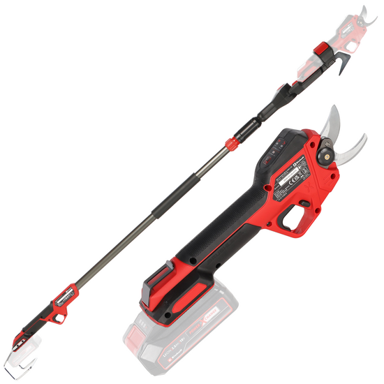 Einhell GP-LS 18/28 Li T BL-Solo - Forbice elettrica da potatura su asta - SENZA BATTERIA E CARICABATTERIE