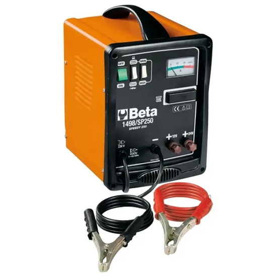Beta 1498/SP250 - Caricabatterie e avviatore portatile - 12/24 V - Monofase