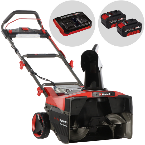 Einhell GP-ST 36/53 Li E BL - Spazzaneve a batteria - 36V - 2x 18V 4Ah