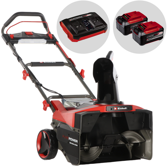 Einhell GP-ST 36/53 Li E BL - Spazzaneve a batteria - 36V - 2x 18V 5.2Ah