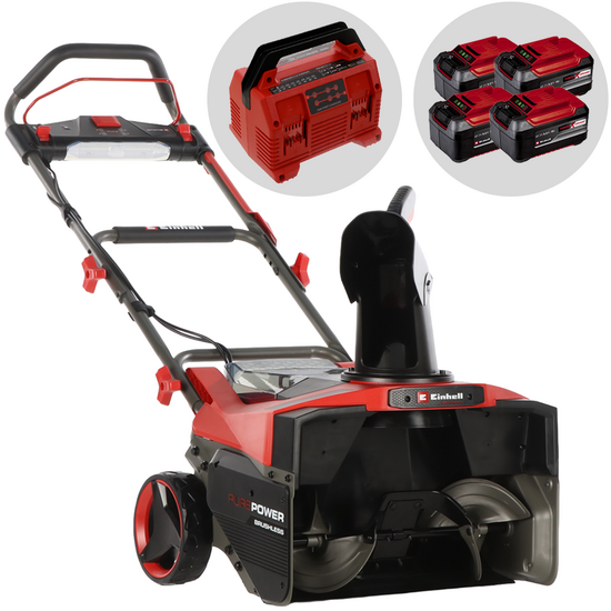 Einhell GP-ST 36/53 Li E BL - Spazzaneve a batteria - 36V - 4x 18V 5.2Ah