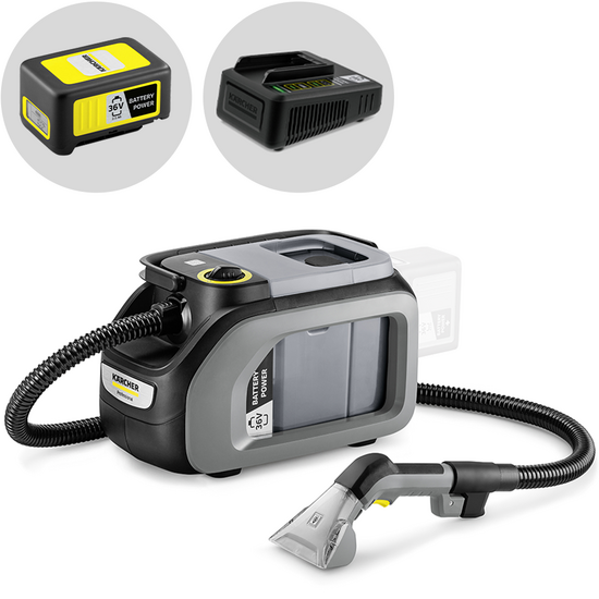 Karcher Pro Puzzi 2/1 Bp - Lavamoquette - Aspiraliquidi portatile - 36V 2.5Ah