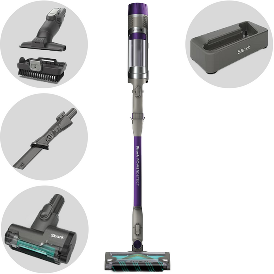Shark PowerDetect Pro Max IP1251EUT - Aspirapolvere - Scopa elettrica 2 in 1 - Batteria da 21.6 V