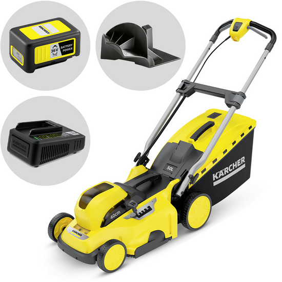 Karcher LMO 36-40 - Tagliaerba a batteria - 36V 2.5Ah - Taglio 40 cm