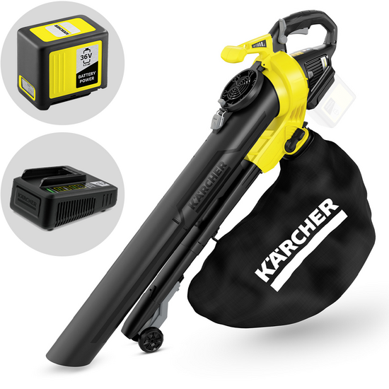 Karcher BLV 36-240 - Soffiatore aspiratore per foglie a batteria 36V 5Ah