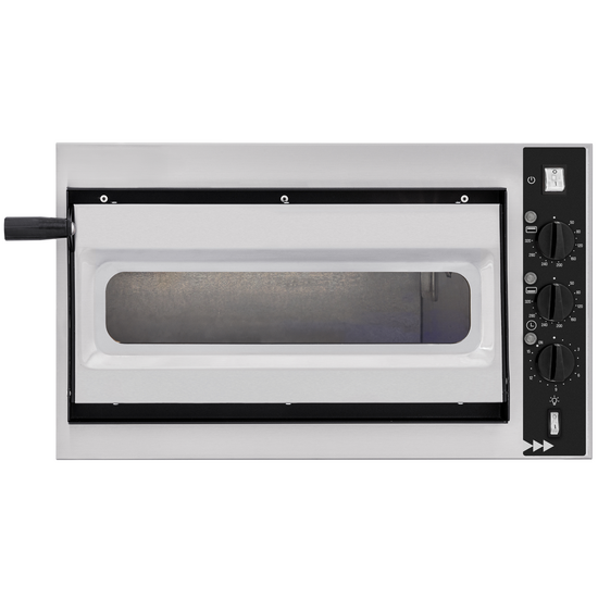 Prismafood SMALL BASIC ALTO 1/40 VETRO 2T - Forno elettrico per pizza - 2 Teromostati