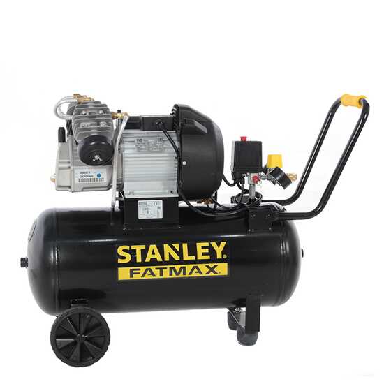 OUTLET - PICCOLI DIFETTI ESTETICI - Stanley Fatmax DV2 400/10/50 - Compressore aria elettrico monofase - Motore 3 HP - 50 lt