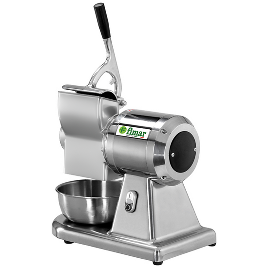Fimar GR12S - Grattugia elettrica - 230 V - 1 HP - Gruppo macinazione in alluminio - Senza inversione di marcia