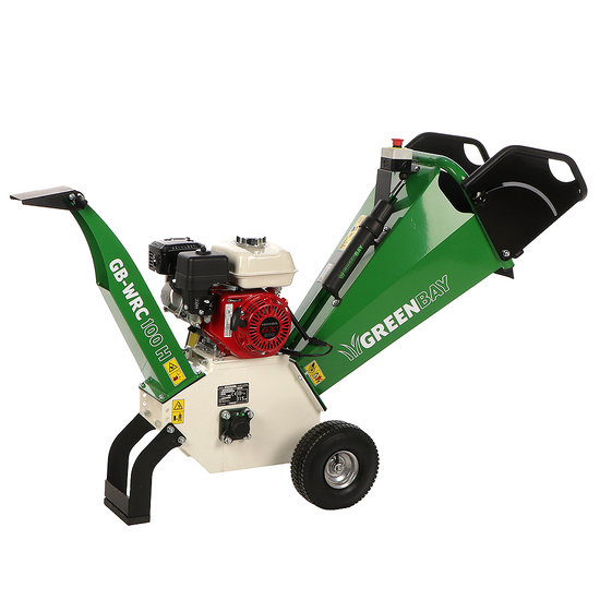 OUTLET - DIFETTI ESTETICI - GreenBay GB-WRC 100 H - Biotrituratore a scoppio professionale - Motore Honda GX200 da 6.5 HP