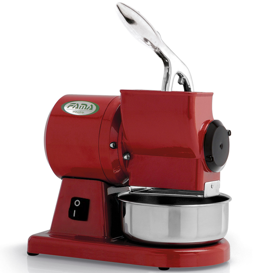 OUTLET - PICCOLI DIFETTI ESTETICI - Fama Mignon GM Rosso - Grattugia elettrica in alluminio lucidato - 380W