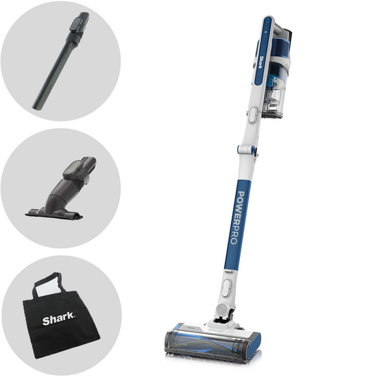 Shark PowerPro IZ380EU - Aspirapolvere - Scopa a batteria - 2 in 1 - Batteria da 21.6V