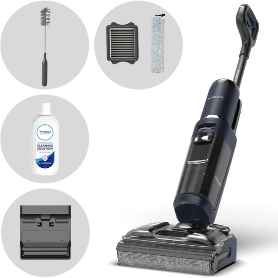 Tineco Floor One S7 Stretch - Lavapavimenti a batteria smart - 3 in 1: lava, asciuga e aspira