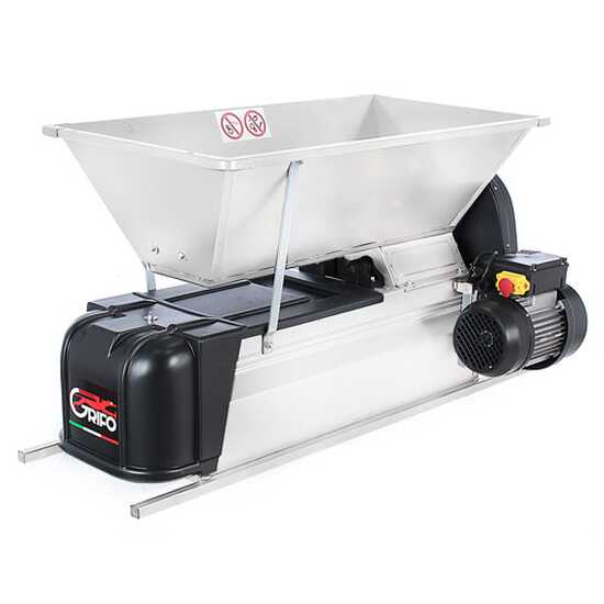 OUTLET - PICCOLI DIFETTI ESTETICI - Grifo DMC.18 - Pigia-Diraspatrice elettrica in acciaio smaltato - Con protezioni incluse