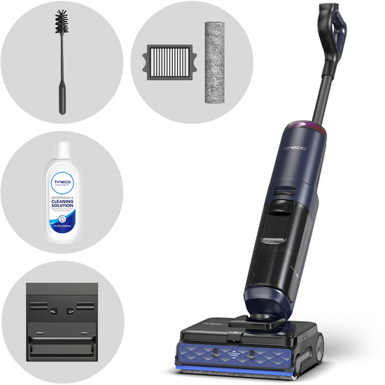 Tineco Floor One S7 Max Pro - Lavapavimenti a batteria - 3 in 1: lava, asciuga e aspira