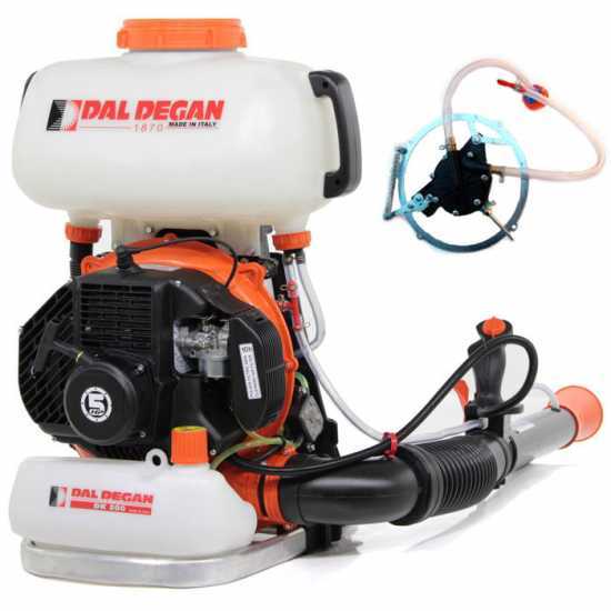 Dal Degan DK 200 - Atomizzatore a zaino a scoppio - Carburatore a vaschetta - Pompa di spinta - 80 cc