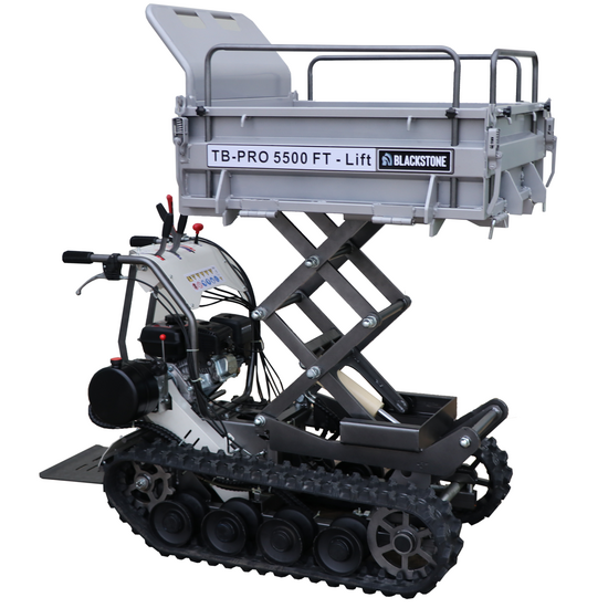 OUTLET - UTILIZZATO PER PROVA - Blackstone TB-PRO 5500 FT-Lift - Motocarriola cassone alzabile a pantografo