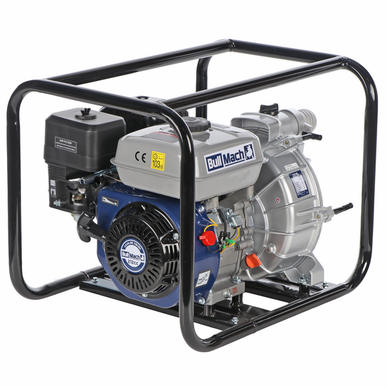 OUTLET - UTILIZZATO PER PROVA - BullMach NERINA 50 - Motopompa a scoppio acque sporche - Raccordi 50 mm