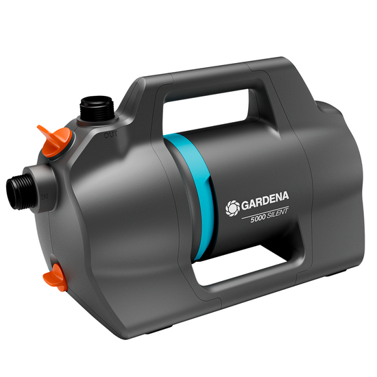 Gardena 5000 Silent - Pompa elettrica per irrigazione da giardino - 550 W