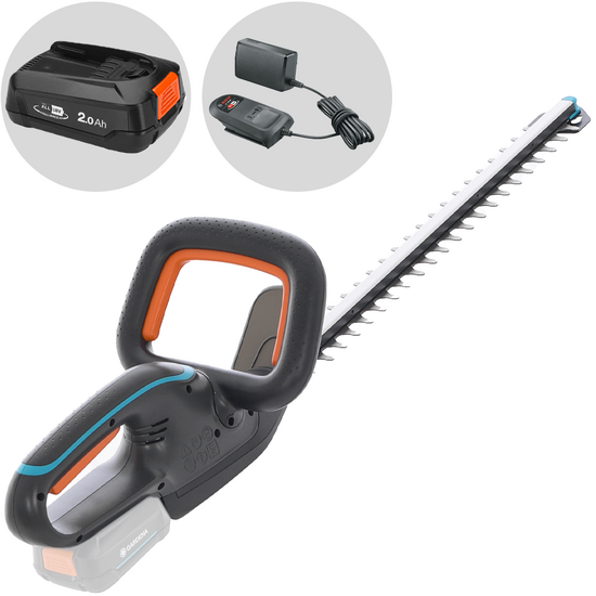 Gardena EasyCut 45/18V P4A - Tagliasiepi a batteria 18V / 2Ah - Lama da 45 cm