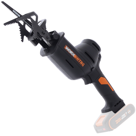 Worx WG893E.9 - Seghetto a gattuccio a batteria - 20V - SENZA BATTERIA E CARICABATTERIA